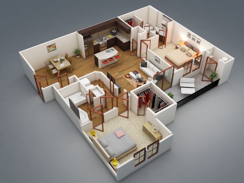 phiên bản thu nhỏ hoàn thiện của thiết kế